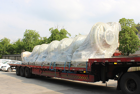 发货现场-绍兴天宏风机有限公司