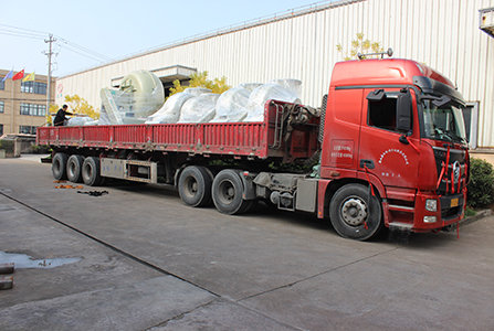 发货现场-绍兴天宏风机有限公司