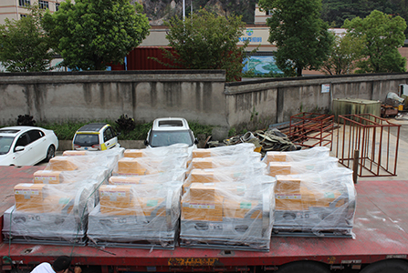 发货现场-绍兴天宏风机有限公司