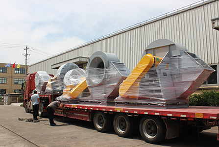 发货现场-绍兴天宏风机有限公司