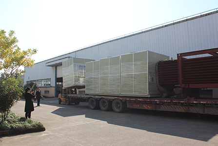 发货现场-绍兴天宏风机有限公司